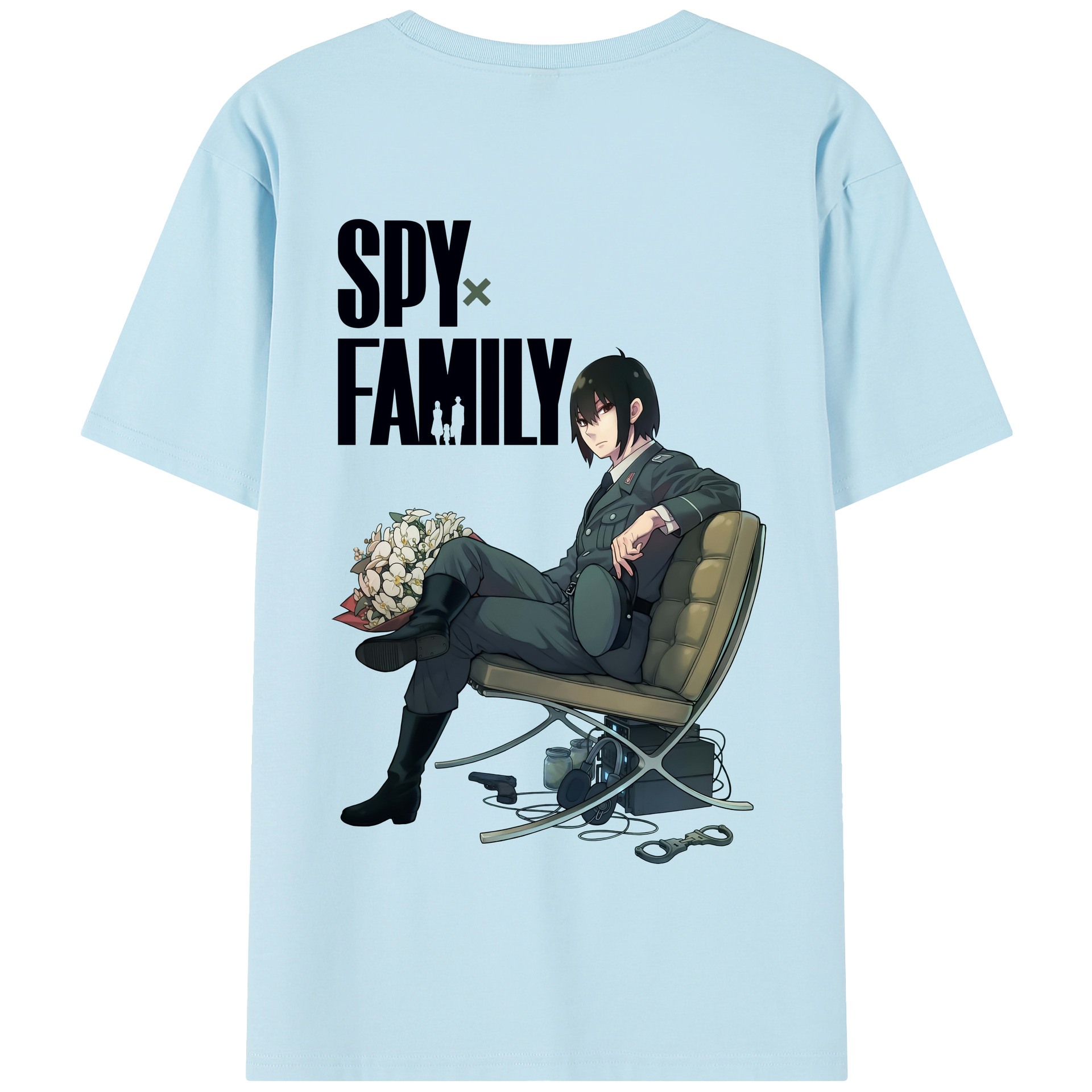（画像用） SPY×FAMILY间谍家家酒 綿100％半袖Tシャツ（背面プリント）